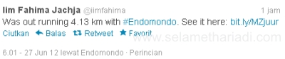 EndoMondo Twitter Iim Fahima Virtual Consulting-SelametHariadi.com