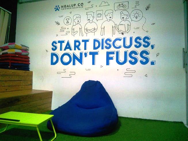 Start Discuss Dont Fuss ngalup coworking space Malang www.selamethariadi.com