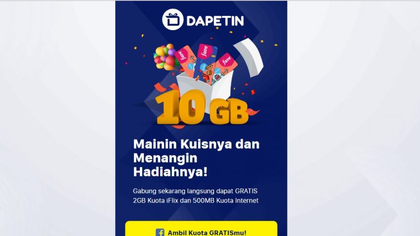 dapetin.id Website Hadiah Cara Kuota Internet Gratis gambar www.selamethariadi.com