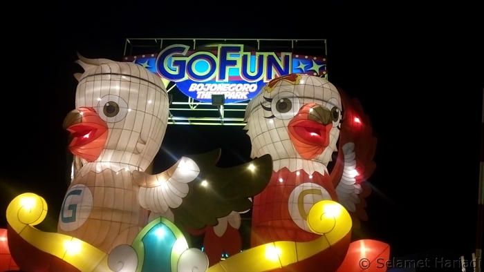Sambutan di Go Fun Theme Park Bojonegoro