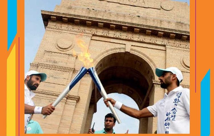 Api Asian Games 2018 Fire Torch Relay India Mrapen
