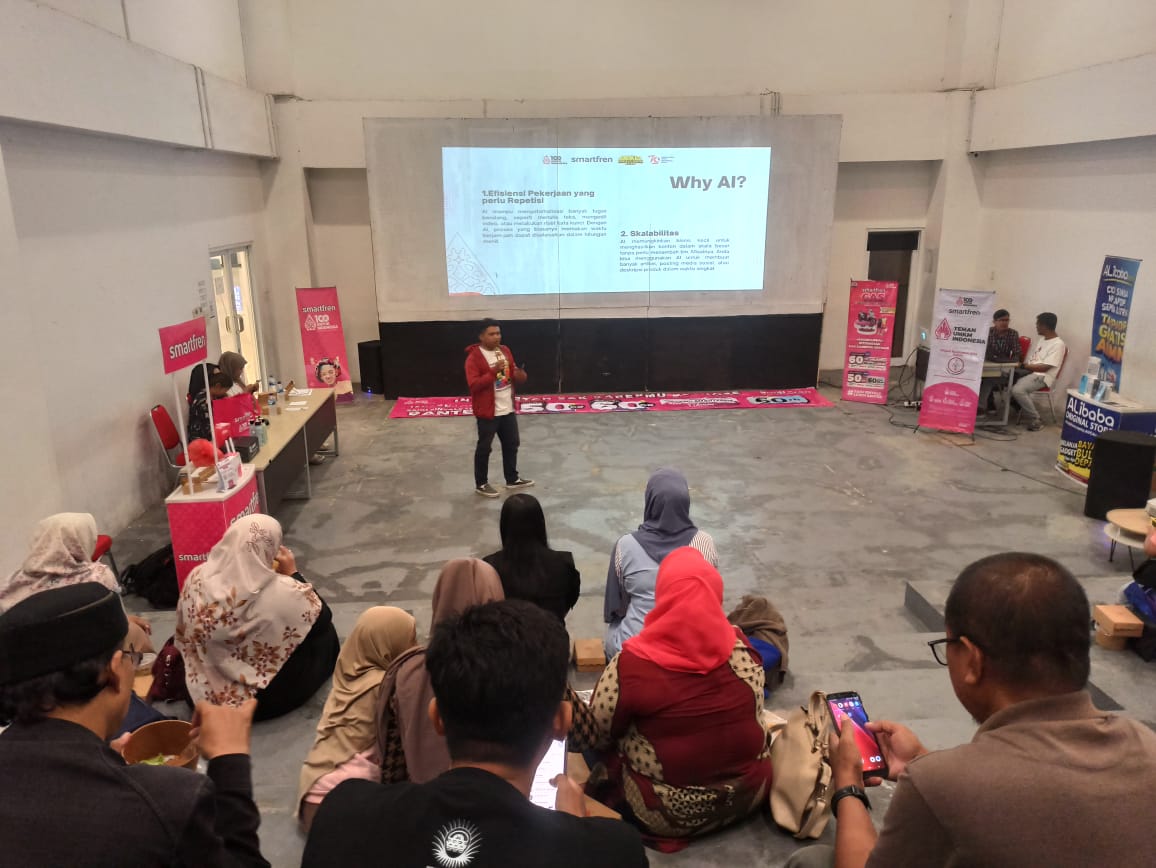 Teman UMKM Naik Kelas smartfren Batu, Optimalkan AI Untuk Meningkatkan Engagement Sosial Media selamethariadi 